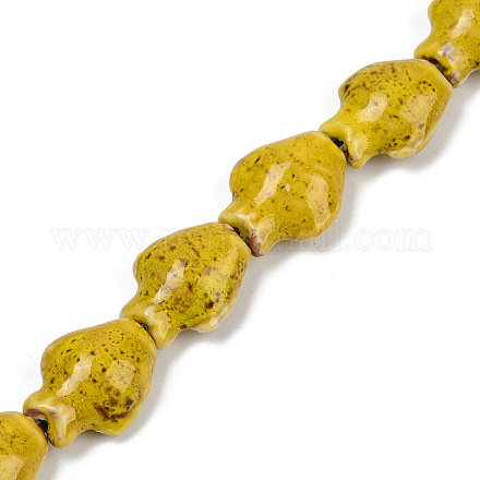 Фарфора ручной работы бисер нитей PORC-P030-01A-03-1