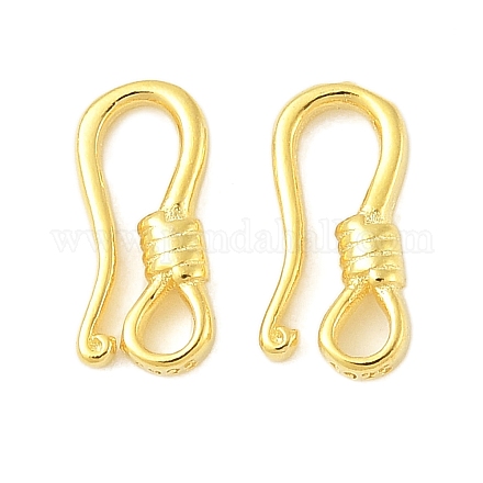 925 застежка-крючок из стерлингового серебра STER-S012-03A-G-1