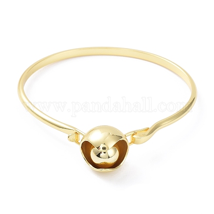 Браслет из латуни с круглым звеном для женщин BJEW-B070-03G-1