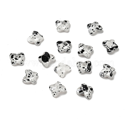 Кабошоны из смолы с точечным узором MRMJ-G015-16-1