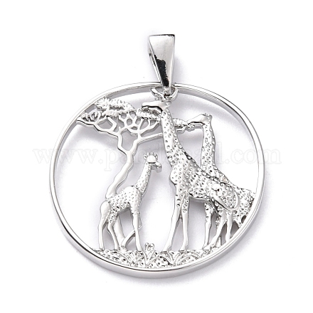 Латунные подвески KK-H758-01P-1