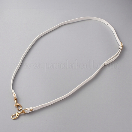 Регулируемые широкие ручки для сумок из искусственной кожи HJEW-WH0071-03KCG-01-1