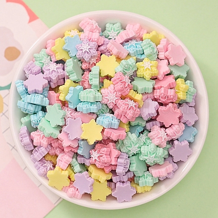 Непрозрачные кабошоны из смолы RESI-B017-01B-1