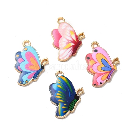 Подвески из эмали и сплава ENAM-D043-03G-1