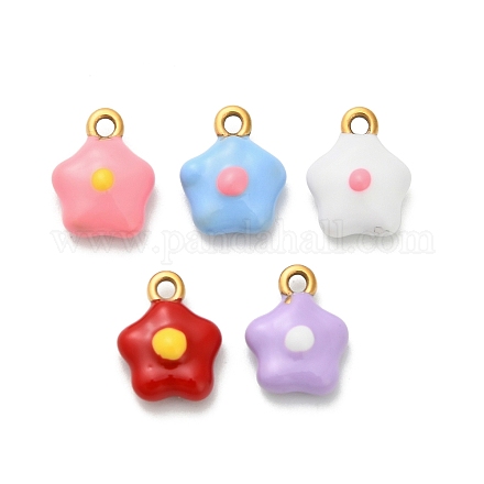 Подвески из нержавеющей стали 304 с эмалью STAS-K306-54G-1