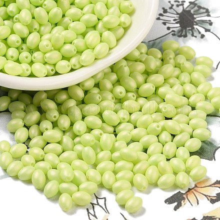 Выпечка расписных стеклянных бусин SEED-C004-04K-1