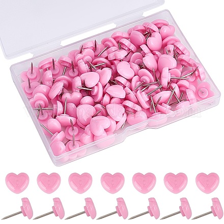 Пластиковая кнопка в форме сердца FIND-WH20003-88B-1