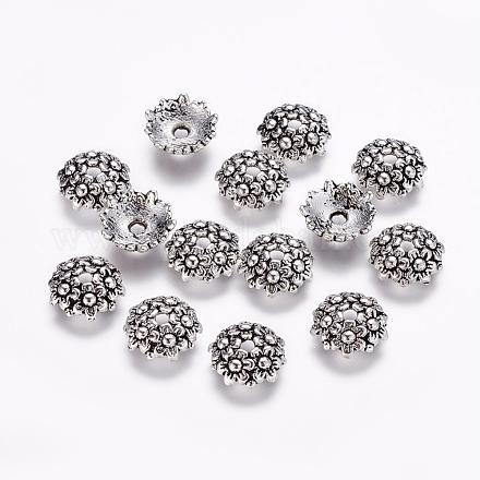 Тибетском стиле сплав шарик крышки LF1650Y-1