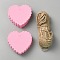 100Pcs Lace Edged Heart Paper Gift Tags, Hange Tags, For Arts and Crafts, with 20M Jute Twine, Pink, 6.05x6.5x0.02cm