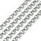 Tarnish Resistant 304 Stainless Steel Rolo Chains, Belcher Chain, Unwelded, Stainless Steel Color, 6x2mm