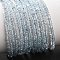 Natural Aquamarine Beads Strands, Rondelle, 3x2mm, Hole: 0.8mm, about 235pcs/strand, 16.54''(42cm)