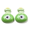 Halloween Opaque Resin Decoden Cabochons, Lime Green, Bottle, 25x20.5x7.5mm