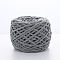 Soft Crocheting Polyester Yarn, Thick Knitting Yarn for Scarf, Bag, Cushion Making, Light Grey, 6mm, about 10m/skein