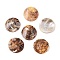 2-Hole Mother of Pearl Buttons, Akoya Shell Button, Flat Round, Bisque, 33x1mm, Hole: 1.6mm
