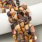 Raw Rough Natural Mookaite Beads Strands, Nuggets, 7~12x4~10x3~8mm, Hole: 1mm, about 46~52pcs/strand, 15.35~15.94''(39~40.5cm)