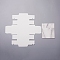 Marble Pattern Paper Drawer Boxes, Gift Wrapping Boxes, for Jewelry Candy Wedding Party Favors, Rectangle, White, Box: 10.7x8.7x4.15cm, Inner Size: 8.6x6.7x3.8cm