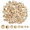 120Pcs 4 Styles Brass Beads, Pumpkin, Real 14K Gold Filled, 3~6mm, Hole: 1~1.6mm, 30pcs/style