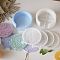 DIY Silicone Molds, Resin Casting Molds, Ocean Series Coasters, Flat Round, White, 103~118x97~118x9~40mm, Inner Diameter: 87~87.5mm