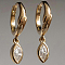 Elegant S925 Silver Inlaid Zircon Pendant Earrings, Perfect for Any Occasion