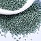 MIYUKI Delica Beads, Cylinder, Japanese Seed Beads, 11/0, (DB1846) Duracoat Galvanized Sea Foam, 1.3x1.6mm, Hole: 0.8mm, about 2000pcs/10g