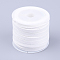 Faux Suede Cord, Faux Suede Lace, White, 5x1.5mm, about 5.46 yards(5m)/roll