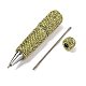 Железная ручка из бисера AJEW-K049-01H-3