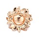Подсолнух и значок пчелы кристалл горный хрусталь JEWB-E013-01RG-2