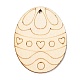 Кулоны в форме пасхального яйца своими руками AJEW-P087-B01-03-3