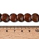 Натурального красного дерева обсидиана бисер нитей G-K366-D03-02-5