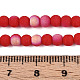 Нити из матовых непрозрачных стеклянных бусин GLAA-T032-P4mm-MBB04-4
