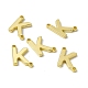 Стойка покрытие латунная буква соединительные подвески KK-C007-38G-K-1