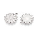 Подвески-цветы из нержавеющей стали 304 STAS-T069-25P-2