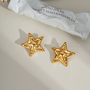 Серьги-гвоздики из нержавеющей стали в форме звезд ZA4666-2