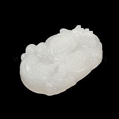 Резные подвески из натурального белого нефрита&nbsp;LS-G-S384-01J