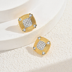 Серьги-гвоздики из латуни&nbsp;DM5598