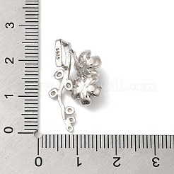 925 стержень из стерлингового серебра с родиевым покрытием STER-NH0001-17P