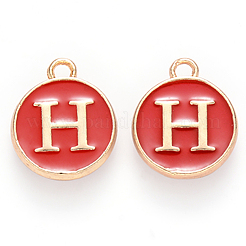 Позолоченные подвески из эмалевого сплава ENAM-SZ0001-26C-H