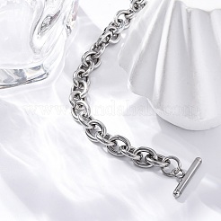 Браслеты-цепочки из нержавеющей стали 304 BJEW-G618-04P