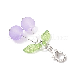 7 шт. стеклянная подвеска в виде вишни&nbsp;HJEW-JM03559