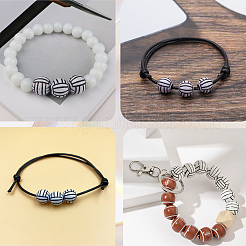 200 шт. Акриловые бусины в стиле ремесла&nbsp;MACR-PA0001-14