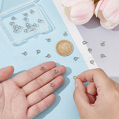 30 шт. пружинные застежки-кольца из нержавеющей стали 316 FIND-UN0016-21