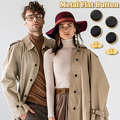 100 шт. 2-х цветные пластиковые пуговицы на ножке BUTT-GA0001-12B