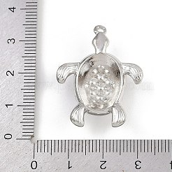 Подвески из искусственного жемчуга в виде черепахи из латуни и АБС KK-I352-04F-P