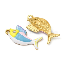 Подвески из нержавеющей стали 304 со стразами&nbsp;STAS-L299-17G-03