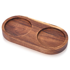 Деревянные резные коврики для чашек&nbsp;AJEW-WH20048-39D