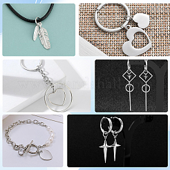 304 1000 шт. открытых соединительных колец из нержавеющей стали&nbsp;STAS-SP0001-71C