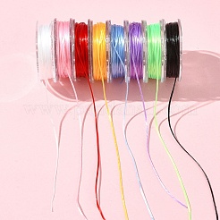 8 рулон 8-х цветов прочная эластичная бисерная эластичная нить EW-FS0001-02