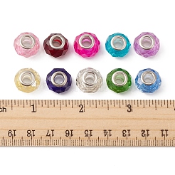 25шт стеклянные европейские бусины ручной работы GLAA-FS0001-53