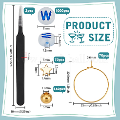 Наборы для изготовления подвесок для бокалов своими руками&nbsp;DIY-BC0015-95