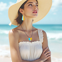 20 шт. подвески из прозрачной смолы и натурального дерева в двух стилях&nbsp;RESI-TA0004-47